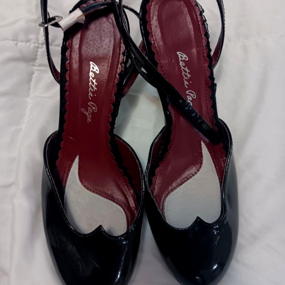 Bettie Page strap heels
